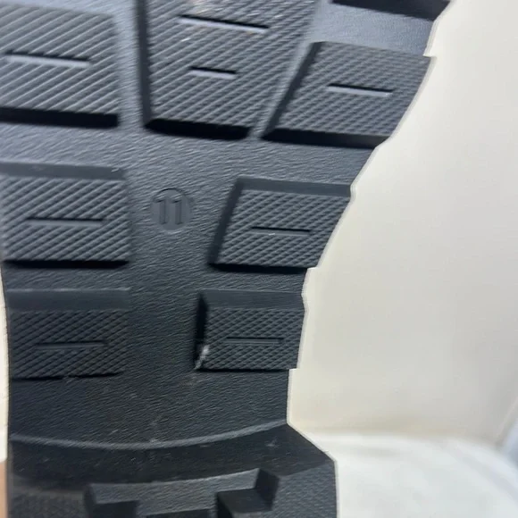 Pierre Dumas White and Black Lace Up Boots - Picture 8 of 9